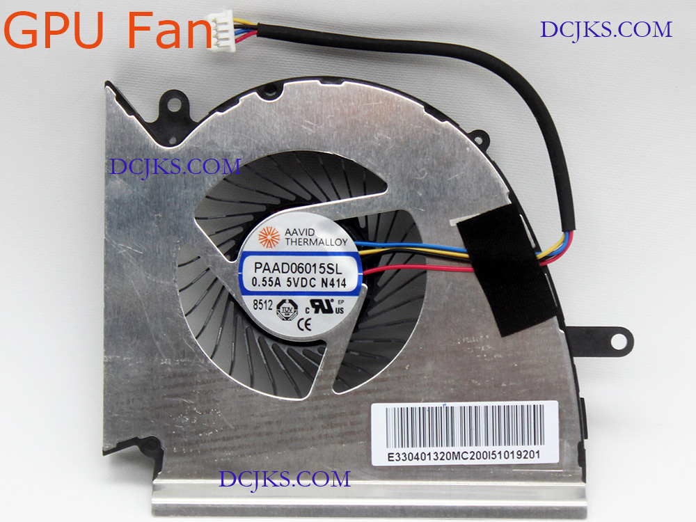 (image for) CPU GPU Fan for MSI GE75 Raider 10SE 10SF 10SFS 10SGS MS-17E9